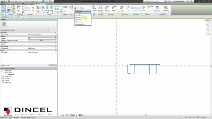 Dincel revit - profiles video